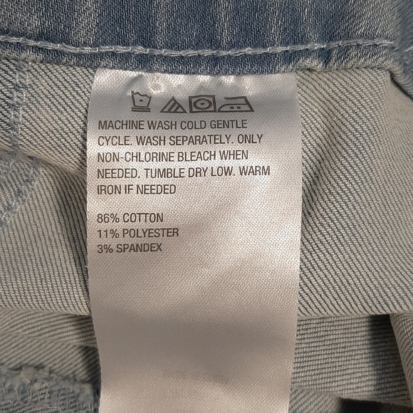 G by Giuliana Jeans Pull On Stretch Women's Jeans Size 14 No pockets Light Blue - Picture 6 of 6